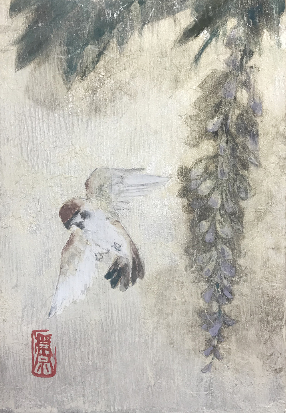 藤と雀