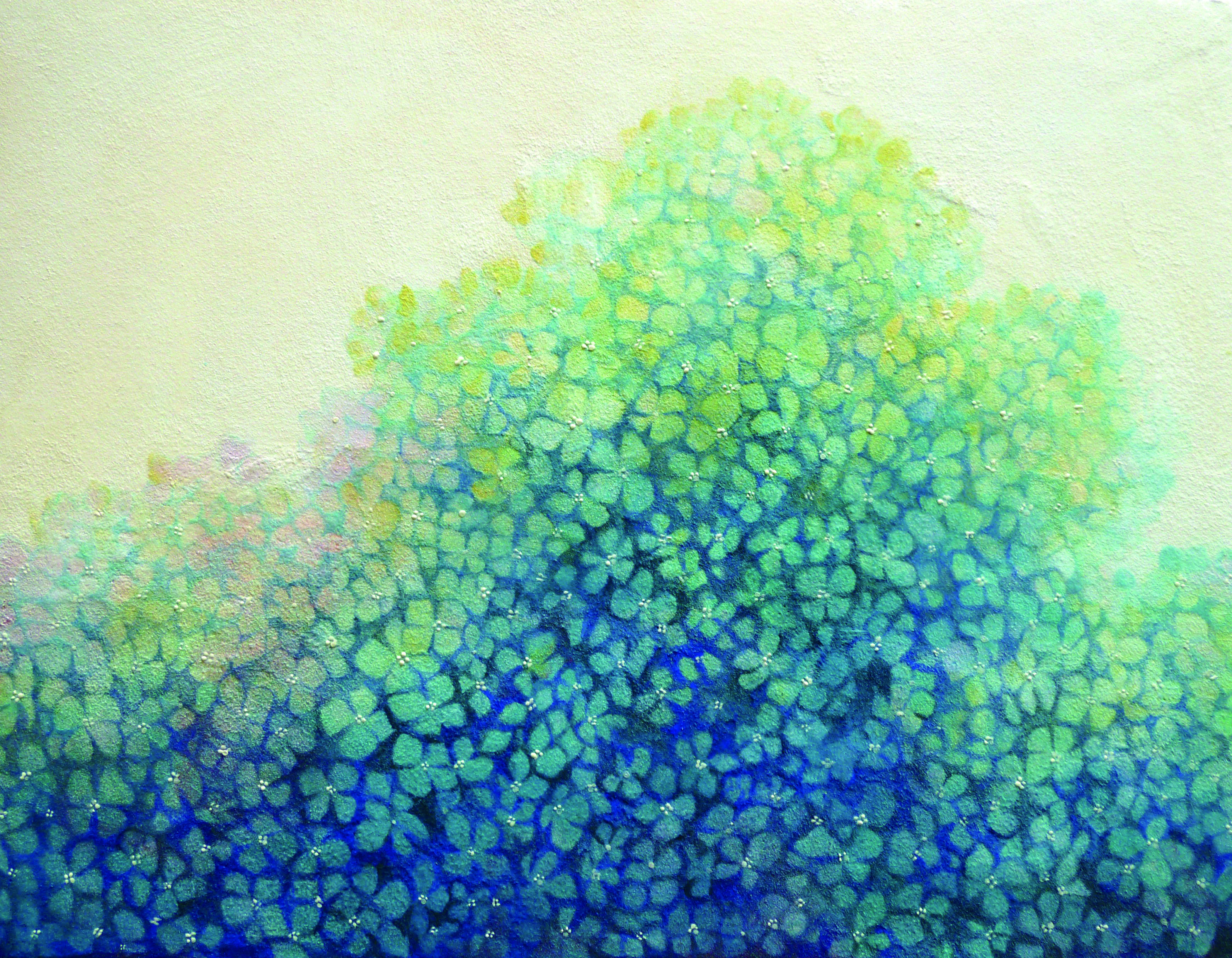 手描き絵画「月の素顔」日本画　オリジナル　原画 🌸🤍 . #原画市2025 に持っていきます