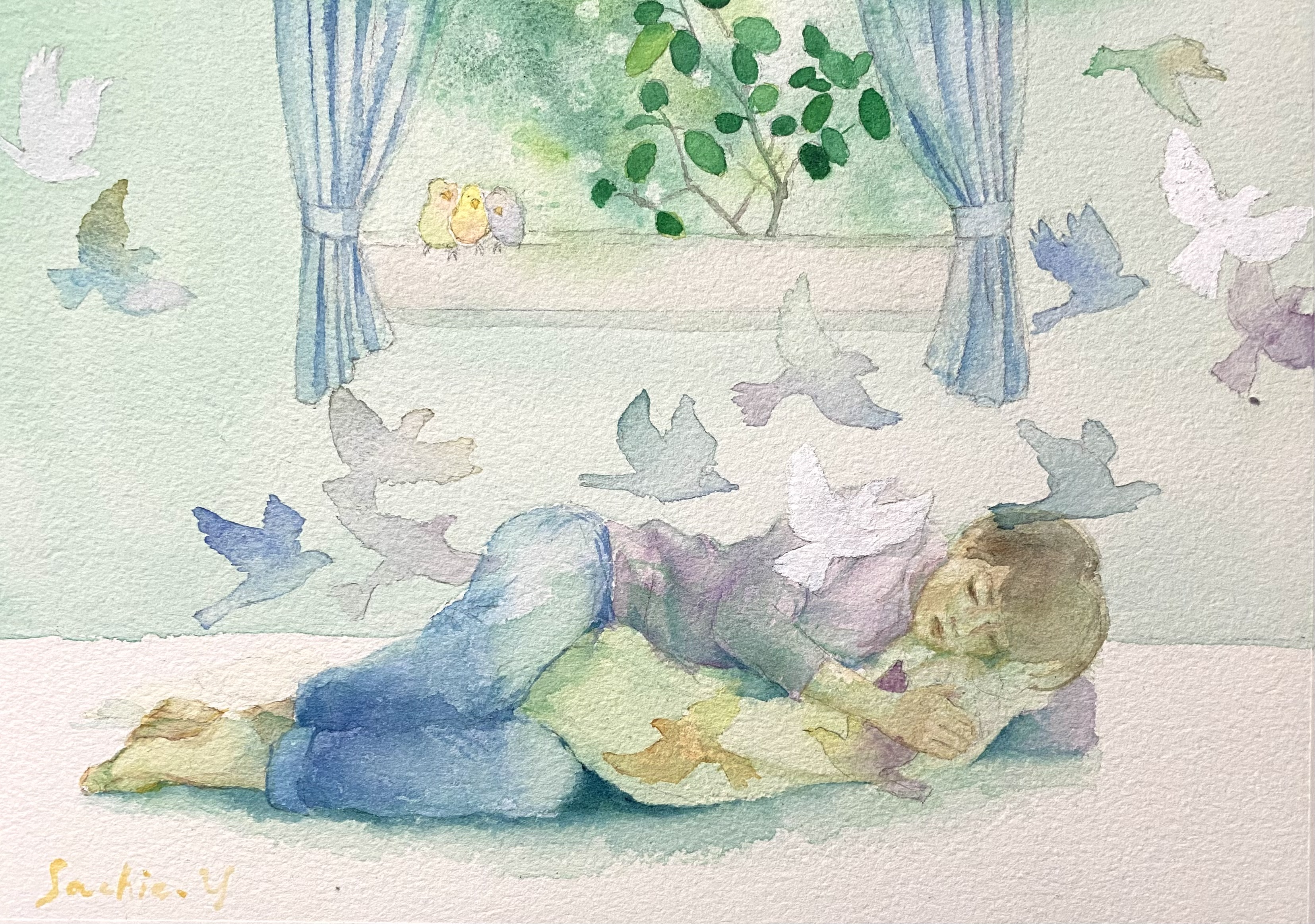 ゆめの中で羽ばたく